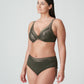 ARACRUZ Tiefdelolletiertes Bikini-Top (Kaki)