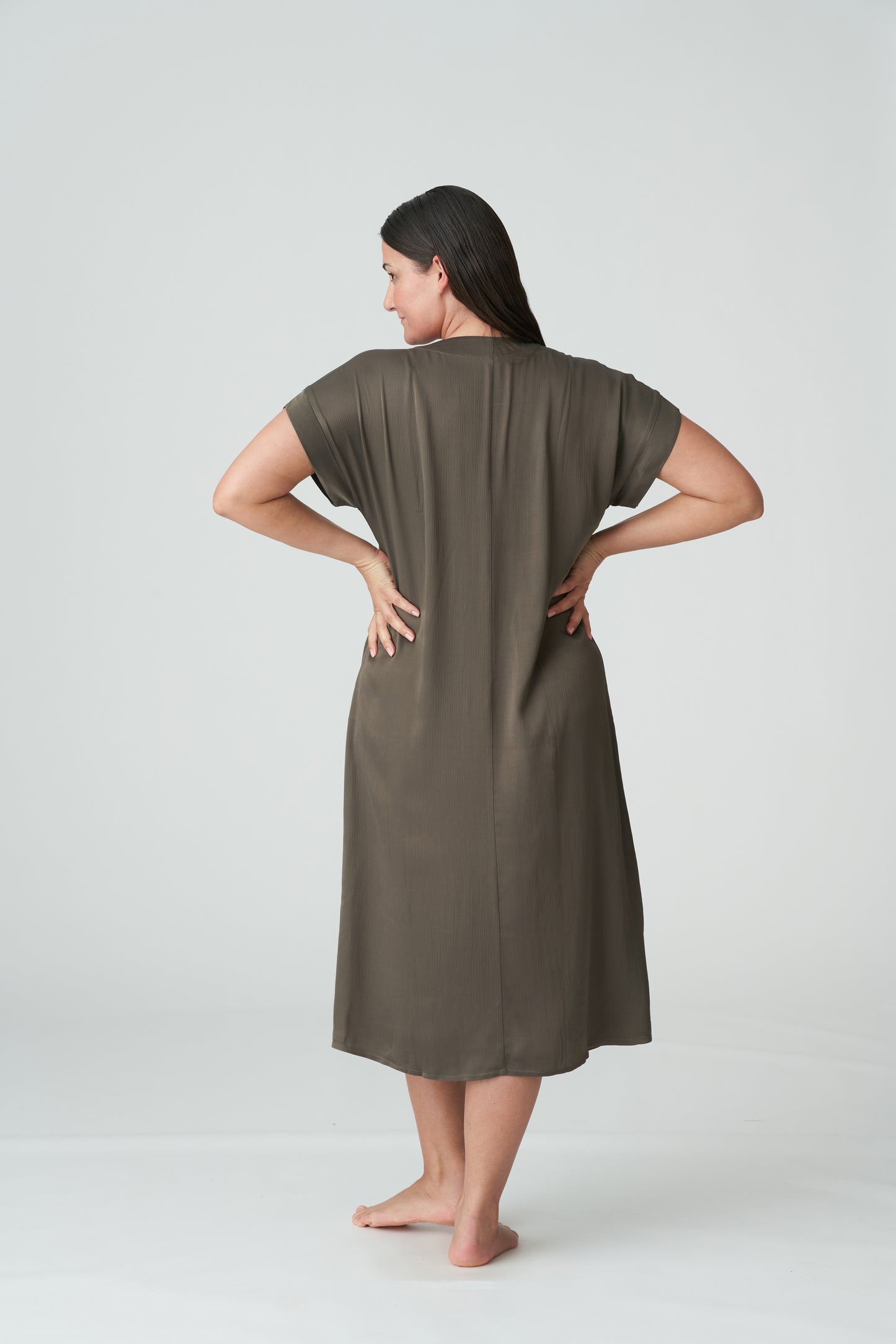 ARACRUZ Kleid (Kaki)