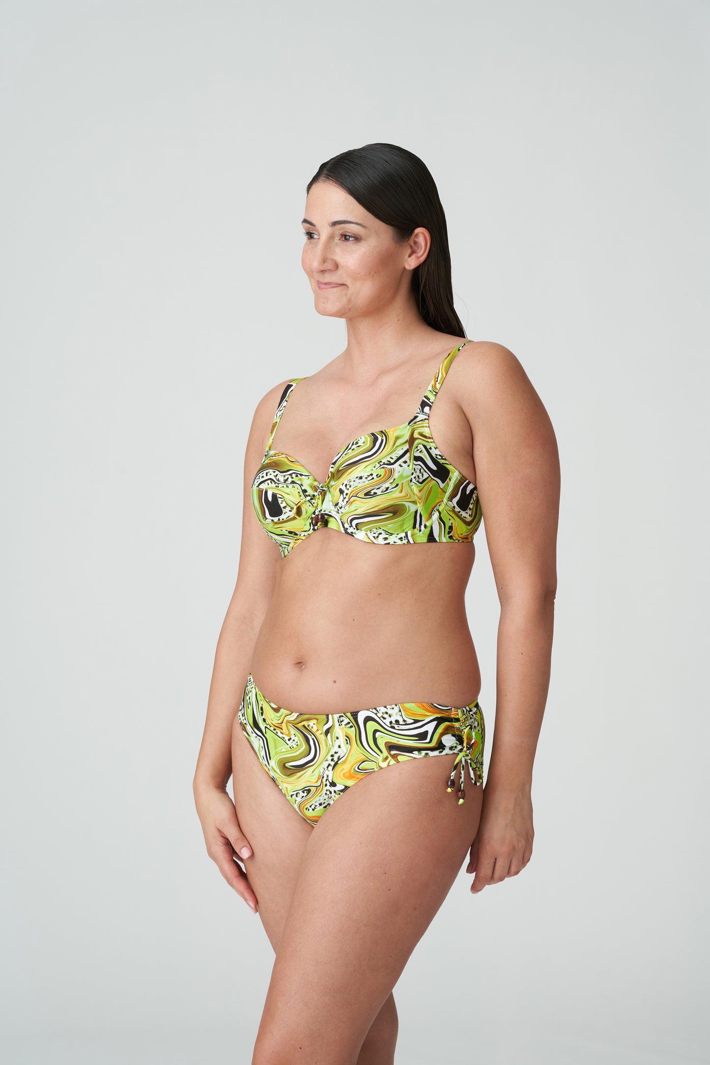 JAGUARAU Vollschalen Bikini Top (Lime Swirl)