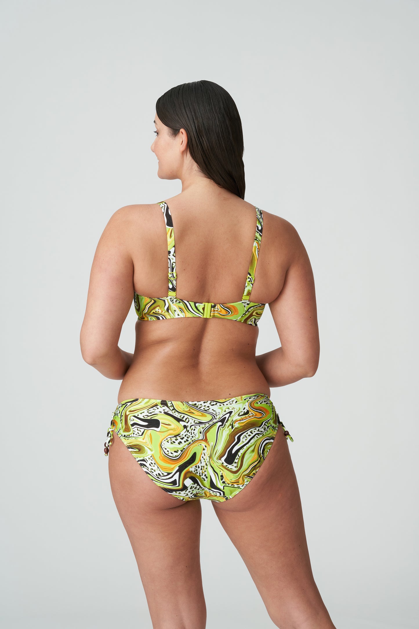JAGUARAU Vollschalen Bikini Top (Lime Swirl)