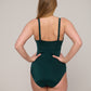 MANGALORE Badeanzug figurformend (Jewel Green)