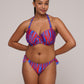 SKUDAI Bikini-Top Herzform (Wild Stripes)