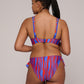 SKUDAI Bikini-Top Herzform (Wild Stripes)
