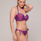 SKUDAI Balconette Bikini-Top (Wild Stripes)
