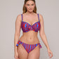 SKUDAI Balconette Bikini-Top (Wild Stripes)