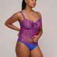 SKUDAI Bikinislip mit Umschlag (Wild Stripes)