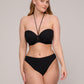 KIRUNA Bikini-Slip Brazilian (Schwarz)