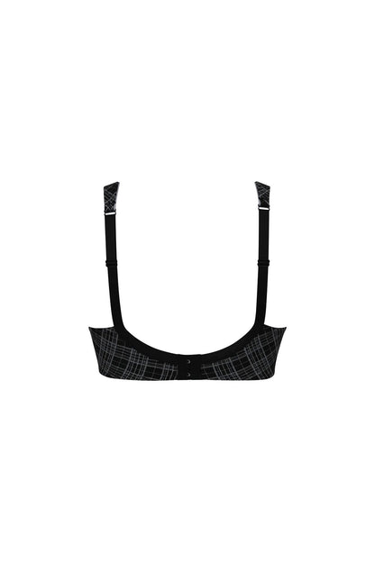 TWIN ART Bügel-BH (Black Grey)