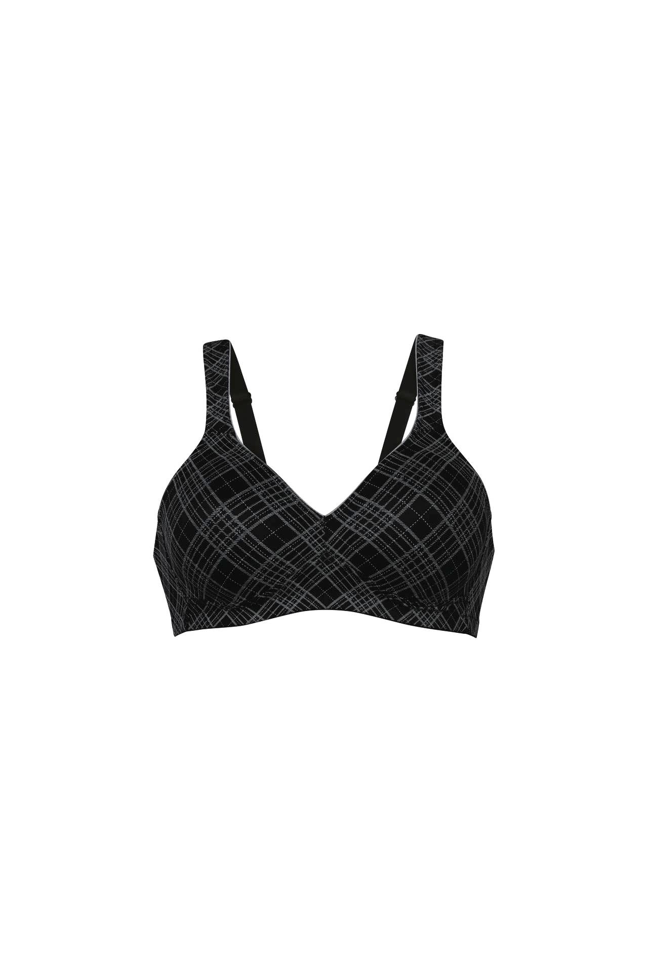 TWIN ART Soft-BH (Black Grey)