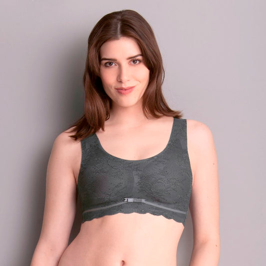 ESSENTIALS Bralette- BH (Anthrazit)
