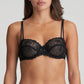 JANE Balconette- BH Horizontale Naht (Black) Schwarz