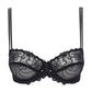 JANE Balconette- BH Horizontale Naht (Black) Schwarz