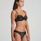 JANE Balconette- BH Horizontale Naht (Black) Schwarz