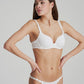 AVERO Unterlegter Herzform BH (White) Weiß