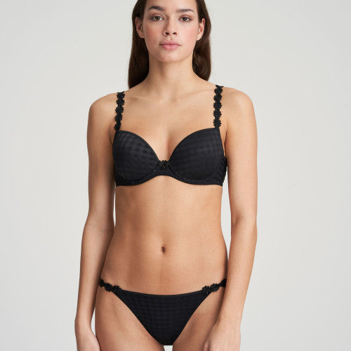 AVERO Tiefdekolletierter BH (Black) Schwarz