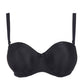 SATIN Trägerloser BH (Black) Schwarz