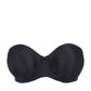 SATIN Trägerloser BH (Black) Schwarz