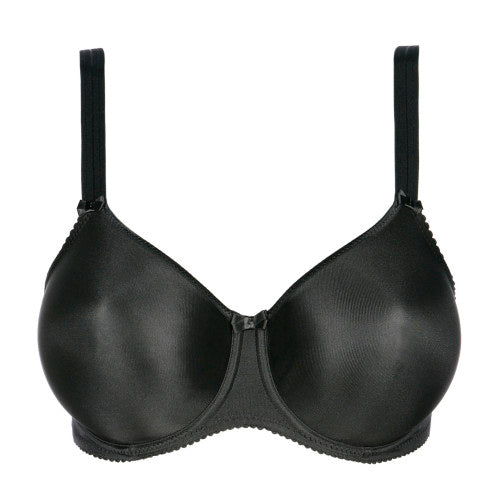 SATIN Nahtloser Vollschalen BH (Black) Schwarz