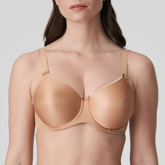 SATIN Nahtloser Vollschalen BH (Cognac) Hautton