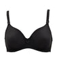 SATIN Nahtloser Vollschalen BH (Black) Schwarz