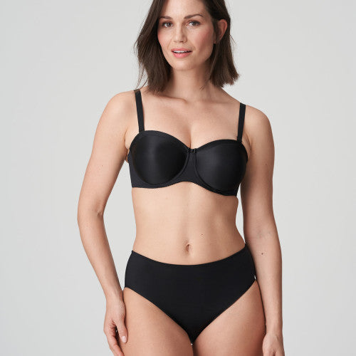 SATIN Trägerloser BH (Black) Schwarz