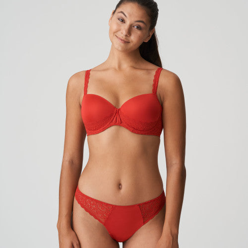 I DO Unterlegter Balconette BH (Scarlet) Rot