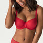 I DO Unterlegter Balconette BH (Scarlet) Rot