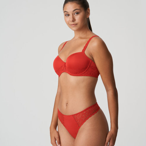 I DO Unterlegter Balconette BH (Scarlet) Rot