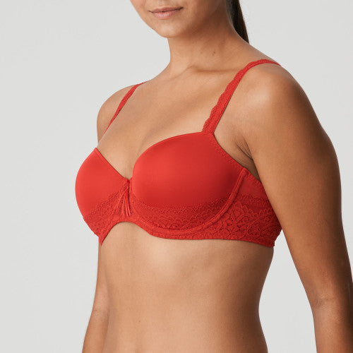 I DO Unterlegter Balconette BH (Scarlet) Rot
