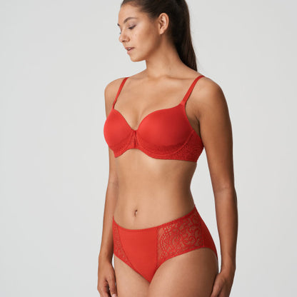 I DO Unterlegter Herzform BH (Scarlet) Rot