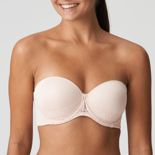 I DO Unterlegter Trägerloser BH (Silky Tan) Pastellrosa