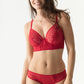 I DO Tiefdekolletierter Longline BH (Scarlet) Rot