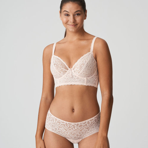 I DO Tiefdekolletierter Longline BH (Silky Tan) Pastellrosa