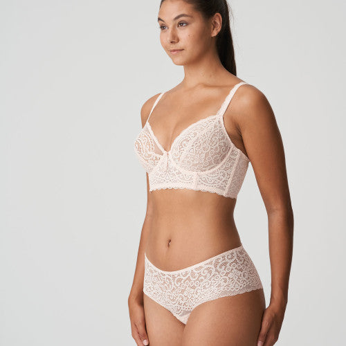 I DO Tiefdekolletierter Longline BH (Silky Tan) Pastellrosa