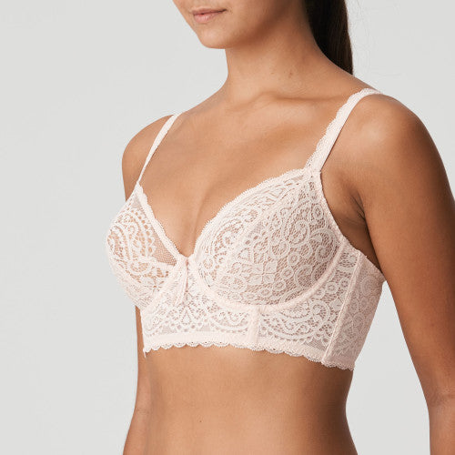 I DO Tiefdekolletierter Longline BH (Silky Tan) Pastellrosa