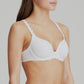 AVERO Unterlegter Herzform BH (White) Weiß