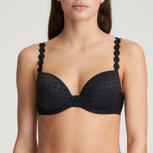 AVERO Tiefdekolletierter BH (Black) Schwarz